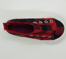 Load image into Gallery viewer, Buffalo Plaid Blowfish Play Sneaker-Kids &amp; Toddler
