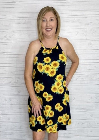 Black Sunflower DressMimi's House Boutique Black Sunflower DressMimi's House Boutique