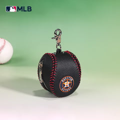 MLB Official Houston Astros Baseball Key Chain Pouch