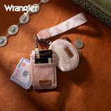 Wrangler Camo Print Dual Pouch Wristlet