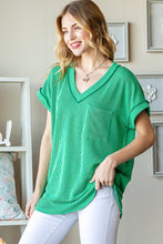Load image into Gallery viewer, Kelly Green V-Neck Shirt
