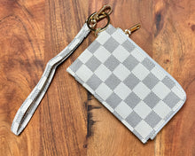Load image into Gallery viewer, Checked Wristlet Wallet
