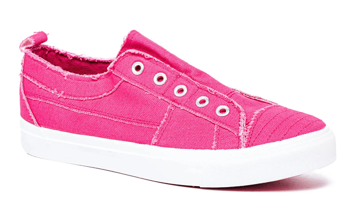 Hot Pink Slip-On Sneaker