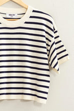 Load image into Gallery viewer, Sweet Sensation Striped Crop Top
