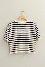 Load image into Gallery viewer, Sweet Sensation Striped Crop Top

