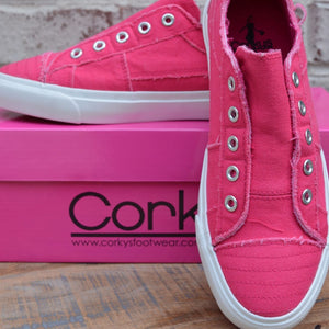 Hot Pink Slip-On Sneaker