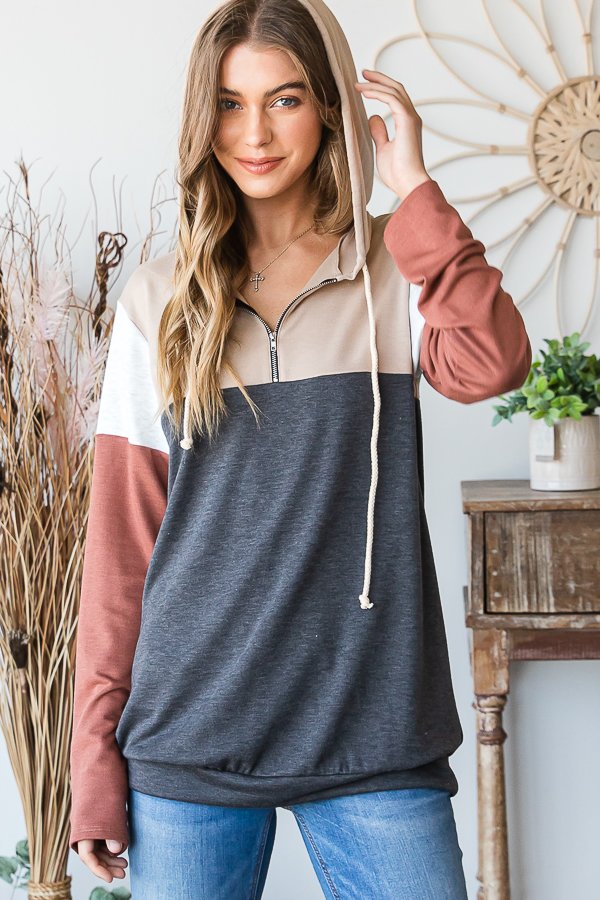 4 Color Pull Over Hoodie