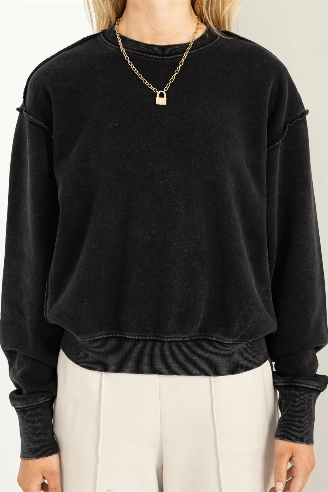 Drop Shoulder Relaxed Sweatshirt