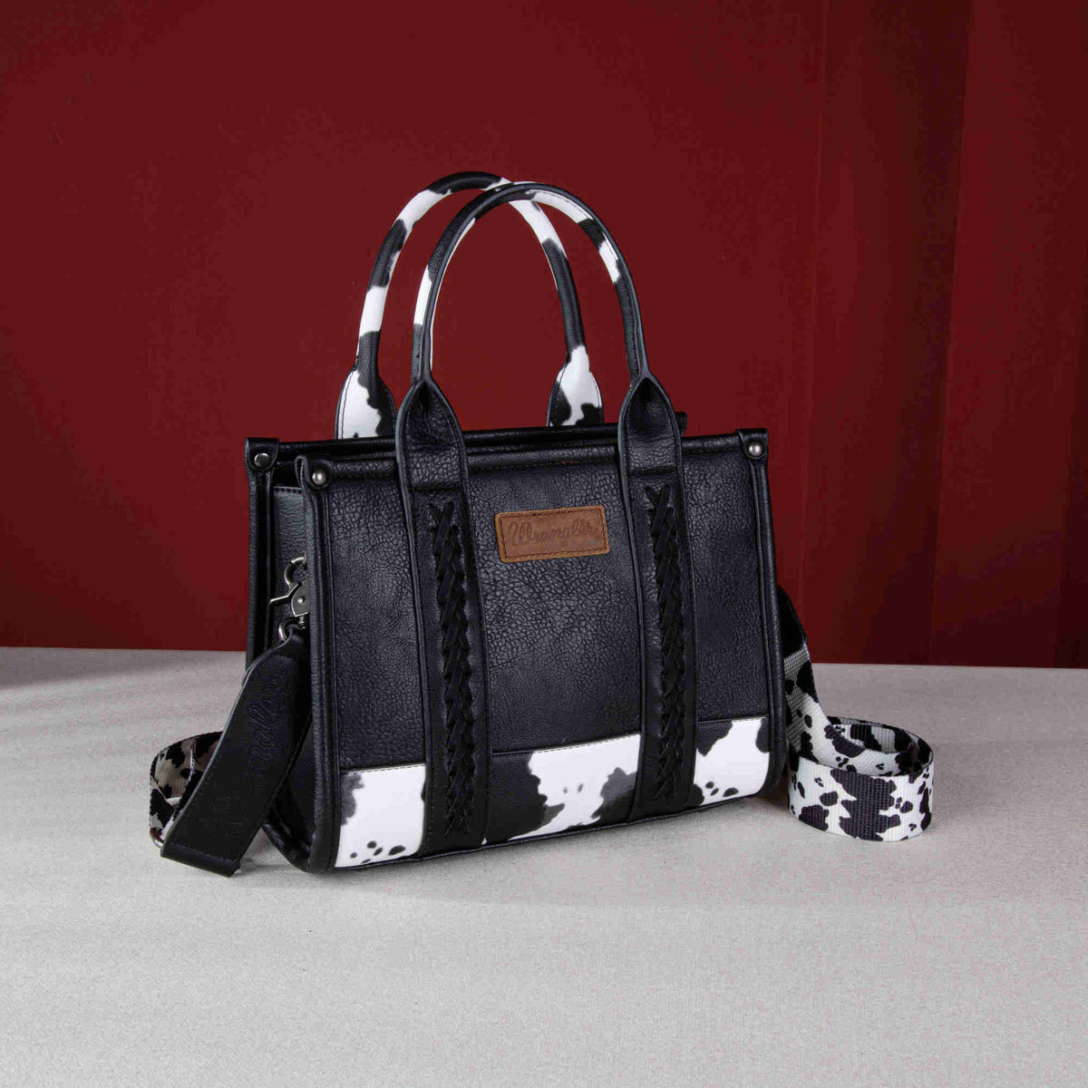 Wrangler Cow Print Concealed Carry Tote