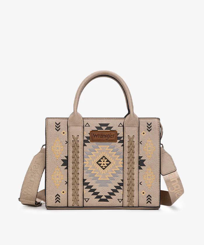 Wrangler Aztec Pattern Print Tote Bag