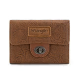 Wrangler Floral Embossed RFID Trifold Wallet