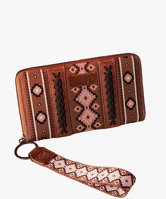 Wrangler Aztec Dual-Sided Print Wallet
