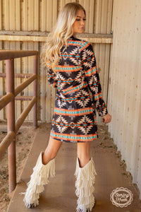 Bandera Button-Up Dress