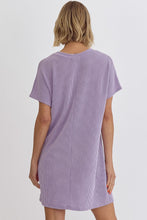 Load image into Gallery viewer, Ribbed Short Sleeve Dress
