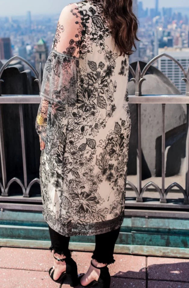 Grand Glimmer Sequin Kimono