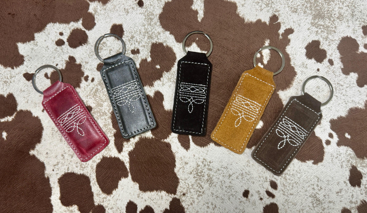 Boot Stitch Keychain