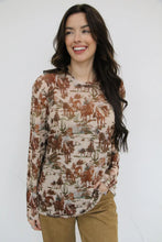 Load image into Gallery viewer, Original Cowboy Mesh Top
