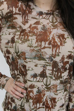 Load image into Gallery viewer, Original Cowboy Mesh Top
