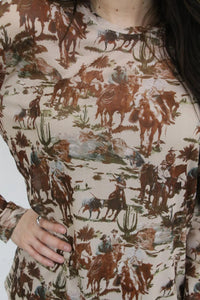 Original Cowboy Mesh Top