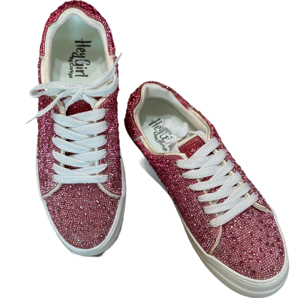 Pink Ombre Bedazzle Shoe