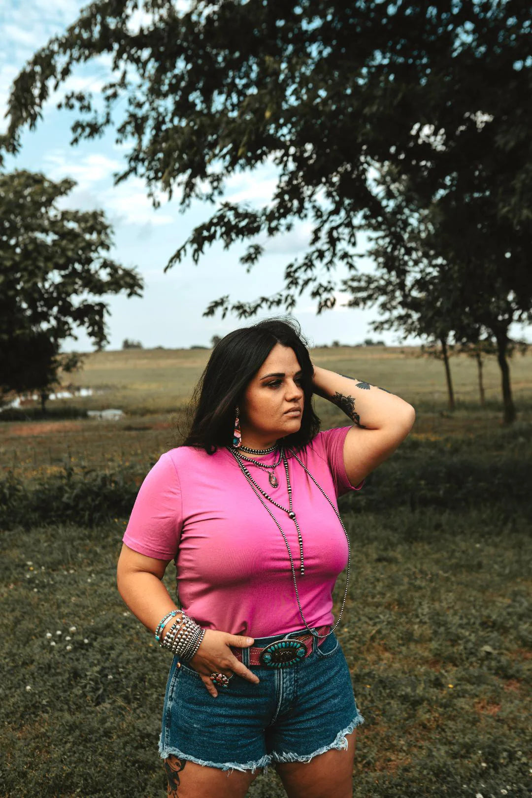 Buttery Soft Basic Top-Pinky Pop