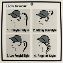 Load image into Gallery viewer, Criss-Cross Pony Tail Ball Cap
