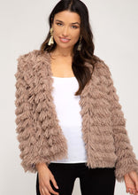 Load image into Gallery viewer, Faux Fur Jacket

