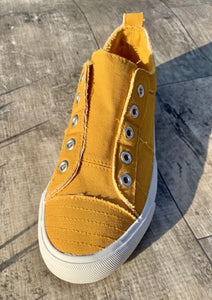 Mustard Slip-On Shoes