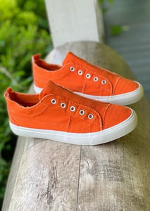 Orange Slip-On Sneaker