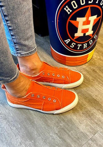 Orange Slip-On Sneaker