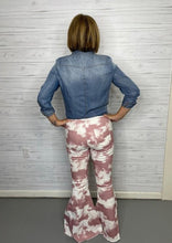 Load image into Gallery viewer, Pink Tie Dye Bell Bottoms
