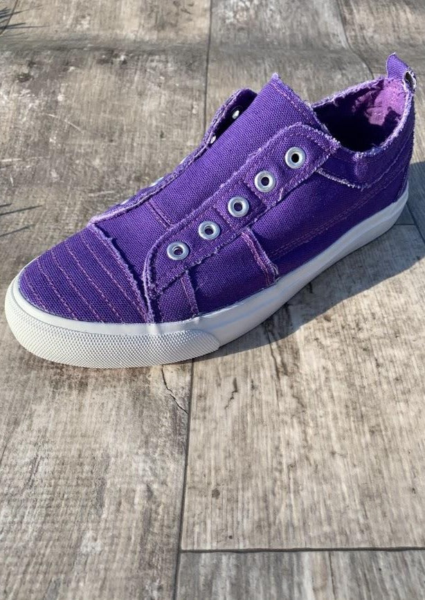 Purple Slip-On Sneaker