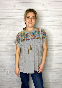 Rita Embroidered Top