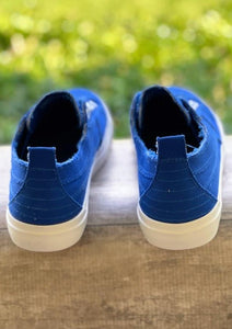 Royal Blue Slip-On Sneaker